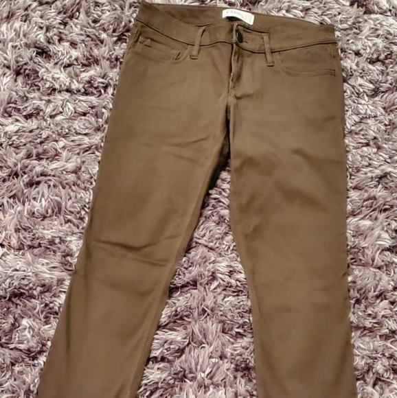 Express khaki jean legging size 0 - Picture 4 of 5